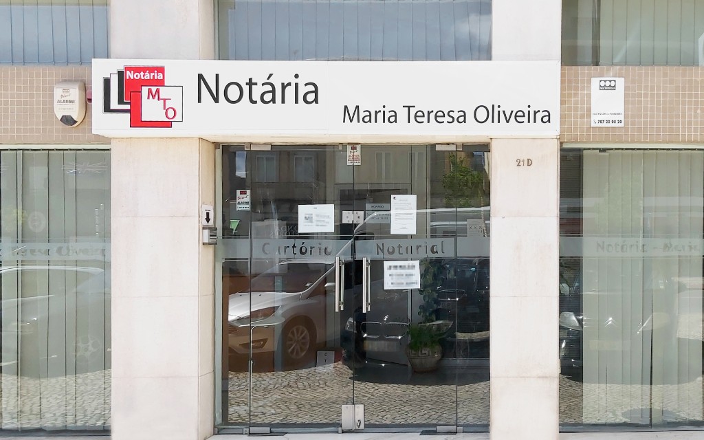 Fachada do Cartório Notarial em Setúbal